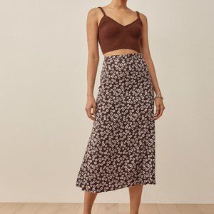 Reformation Bea Skirt with Daisy print